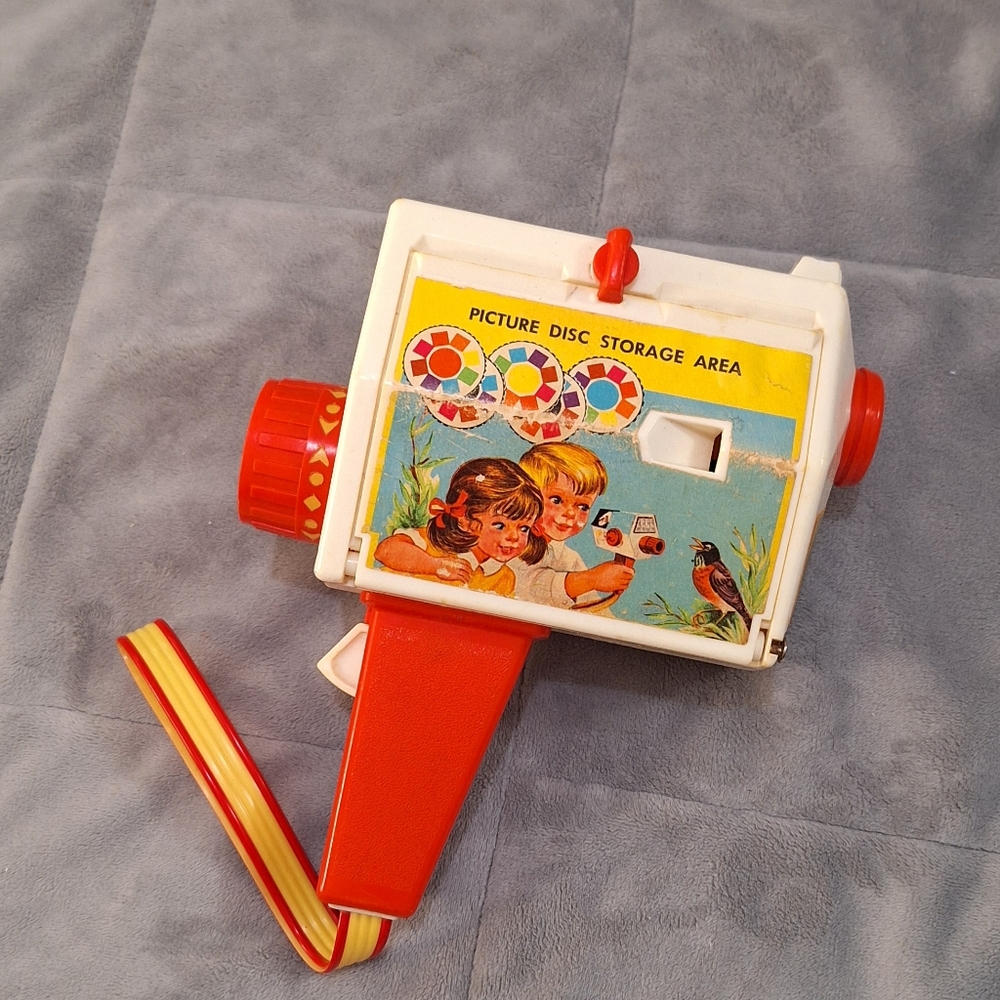 Vintage Fisher Price Music Box Movie Camera